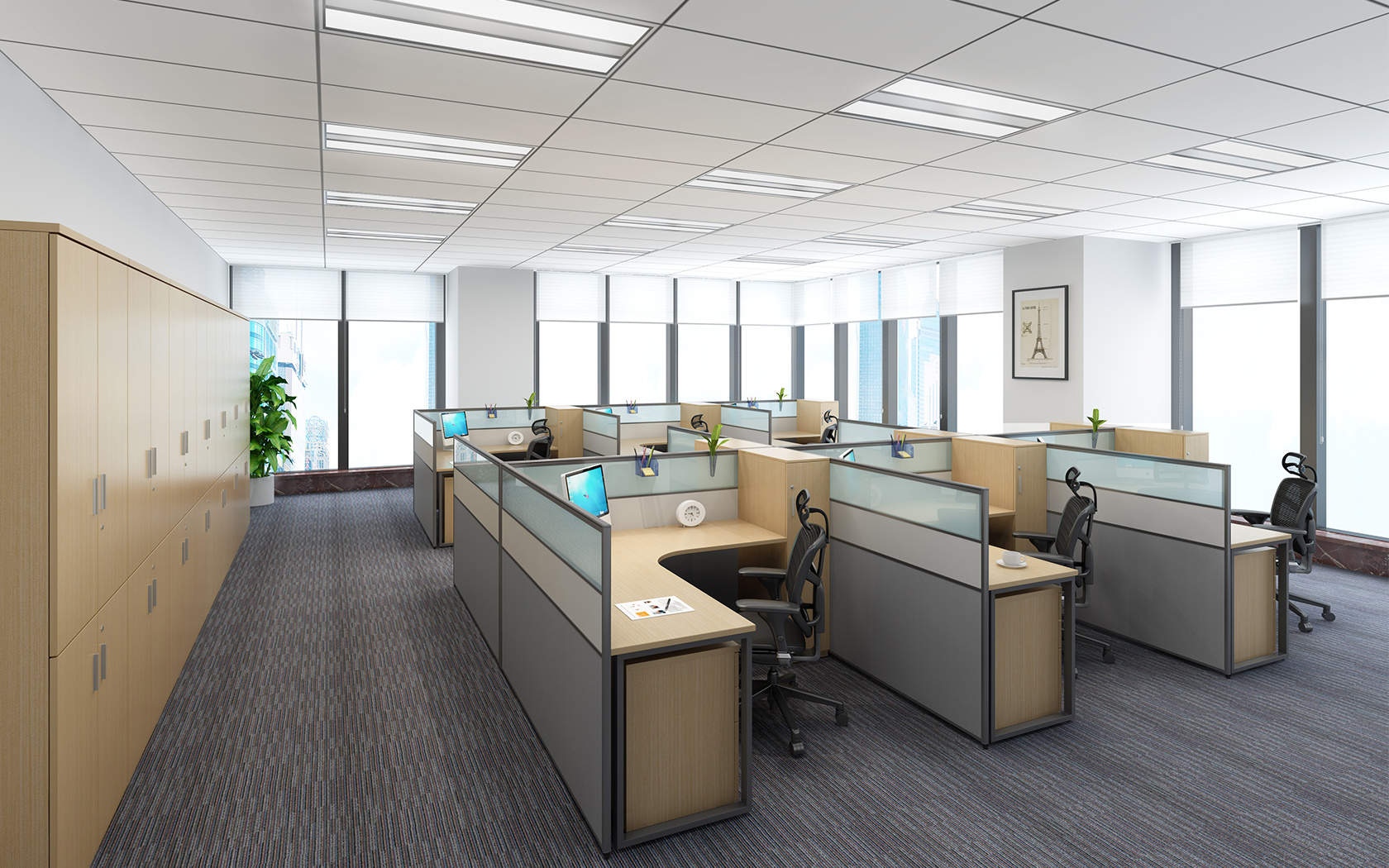 定制辦公屏風(fēng)卡座