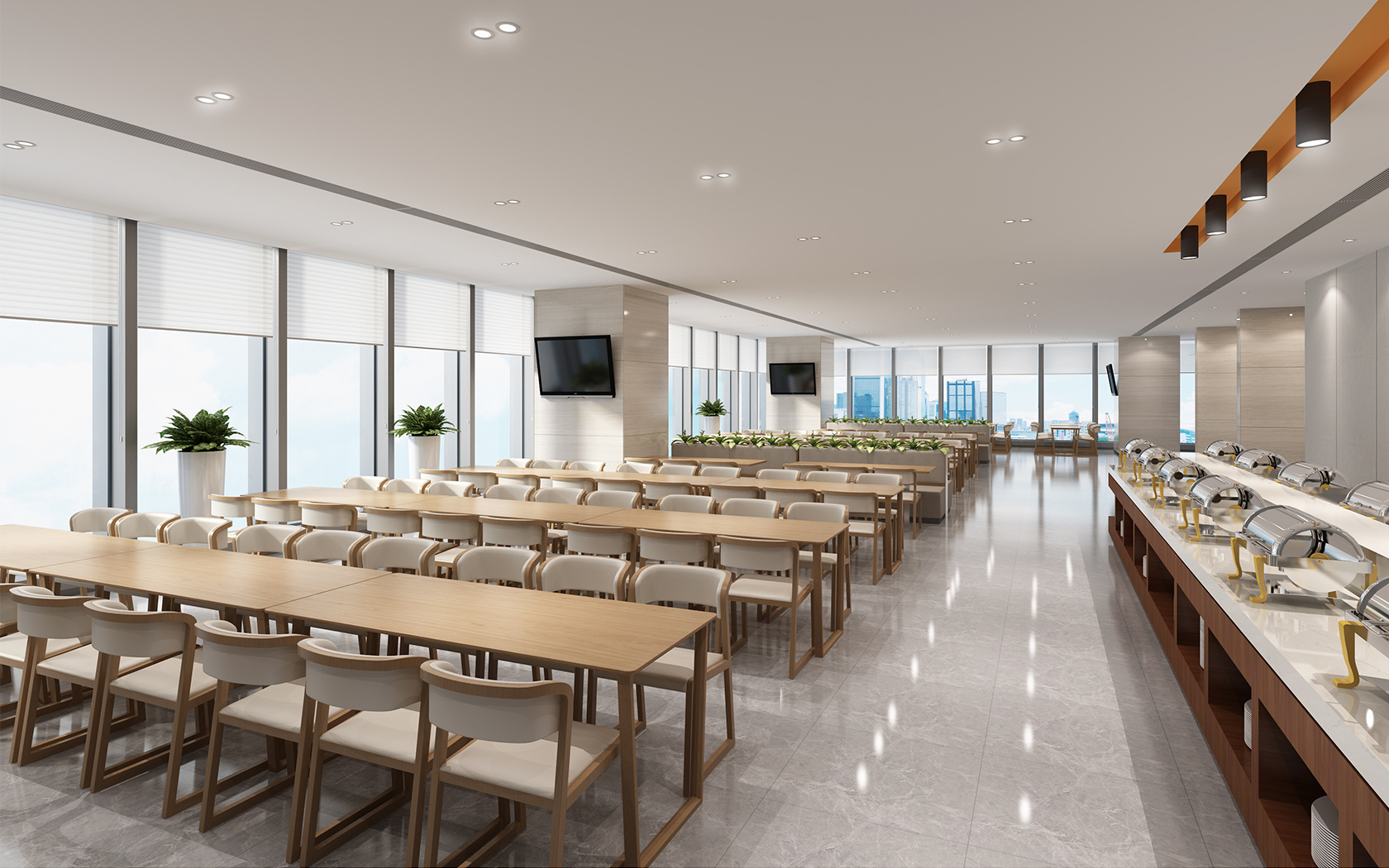 公司餐廳定制家具廠家